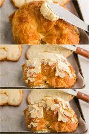 Almond Croissants Recipe French Bakery Style Croissant Recipe Almond Croissant Almond Recipes