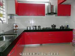 Tomato Red Dapur Modern Dapur Modern