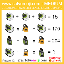 This math puzzle is not for the faint at heart—or mind. Solvemoji Emoji Math Puzzle 17235
