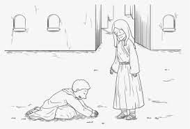 Jesus heals ten lepers coloring pages are a fun way for kids of all ages to develop creativity focus motor skills and color recognition. Bible Jesus Religion Free Picture Jesus Heals 10 Lepers Coloring Hd Png Download Transparent Png Image Pngitem