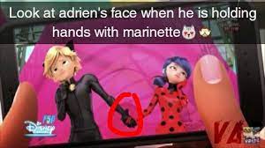 Miraculous Ladybug Adrienette Look At Them I Think He Was Thinking Of Lb Tryna L Miraculous Ladybug Anime Miraculous Ladybug Memes Miraculous Ladybug