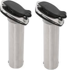 Maybe you would like to learn more about one of these? Amazon Com Novelbee 2 Pack Heavy Duty 316 Stainless Steel Fishing Rod Holders Flush Mount 30 Degree Withliner Gasket With Cap Sports Outdoors