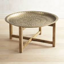 Influenced By Moroccan Decor Our Coffee Table Is Truly One Of A Kind The Design On Top Is Hand Etched Moroccan Furniture Coffee Table Round Wood Coffee Table