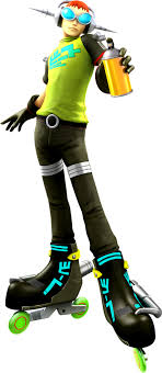Beat him in a street race. Jet Set Radio Future Character Images Jet Set Radio Jet Set Radio