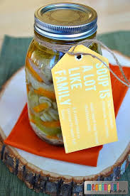 Chicken Noodle Soup In Mason Jars With Free Printable Canning Chicken Noodle Soup Mason Jar Soup Chicken Noodle