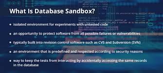 It is often used to execute untested code, or untrusted programs fro. What Is Database Sandbox Qatestlab Blog