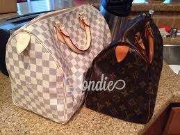 Louis Vuitton Speedy 35 Damier Azur Next To A Speedy 30 Monogram It S Always Nice To See The S Louis Vuitton Online Store Louis Vuitton Louis Vuitton Online