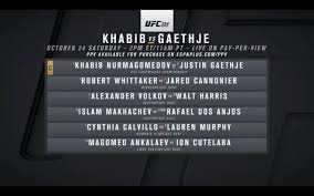 Ufc 254 Main Card Lineup 6 Fights In The Main Card Mma