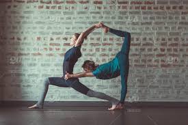 Now this isn't just a myth. Two Young Beautiful Women Practising Yoga Poses In Yoga Class Against Brick Wall Stock Photo 299a2ae9 F9b1 4861 97e7 8c7e7fb15c1f
