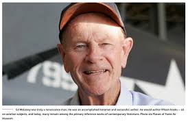 When Ed Maloney witnessed B-17s crushed like toys beneath steel plates and  aircraft manuals burned in towering heaps after World War II, he knew  something had to be done. What began with