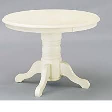 Round mid century dark walnut brown modern dining table. Amazon Com Home Styles Classic 42 Round Pedestal Dining Table W 42 D 42 H 30 Off White Tables