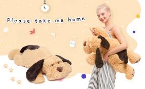 Big lots plush popsicle dog toy. Amazon Com Maogolan Giant Stuffed Puppy Dog Big Plush Extra Large Stuffed Animals Soft Plush Dog Pillow Big Plush Toy For Girls Kids 31 Inch Toys Games
