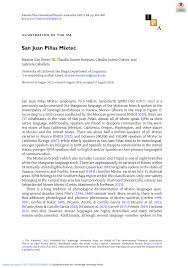 PDF) San Juan Piñas Mixtec