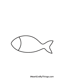 Draw this cute fish by following this drawing lesson. Fish Drawing How To Draw A Fish Step By Step