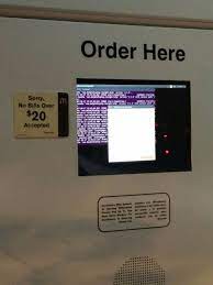 Mcdonalds Is Running Linux On Their Order Machines Bsod Pbsod Blue Screen Linux Bsod
