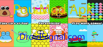 Download Pou Mod Apk V1 4 77 Unlimited Coins And Max Level Strawberry Donuts Chocolate Cereal Mod