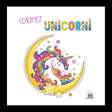 Cute sleeping unicorn head colorful rainbow stock vector. Copii Colorez Cu Unicorni Carte De Colorat 5948495005207 E