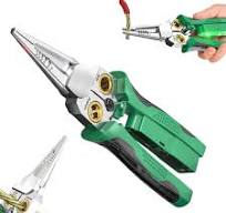8 in 1 Wire Stripping Pliers with Voltage Tester, Multi ...