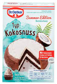 Ich backe gerade den dr. Dr Oetker Summer Edition Typ Kokosnuss 247g Amazon De Lebensmittel Getranke