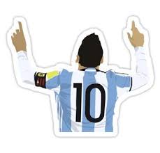 Lionel messi illustration, lionel messi fc barcelona argentina national football team la liga football player, happy cartoon man, child, hand, toddler png. Lionel Messi Sticker Sticker By Fabianardaya In 2021 Cute Laptop Stickers Stickers Stickers Lionel Messi