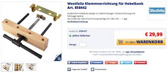 Diese kleine beschreibung dokumentiert den bau von 2 hobelbänken: Seitliche Spann Zange Fur Werkbank Selber Bauen Ostermeier Net Privater Blog