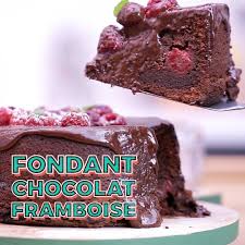 Fondant Chocolat Framboise Video Fondant Chocolat Framboise Chocolat Framboise Recette Fondant Au Chocolat