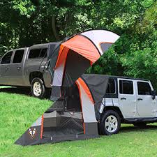 Tents that hook up to suv. Amazon Com Rightline Gear 110907 Suv Tent Sleeps Up To 6 Universal Fit Orange Automotive
