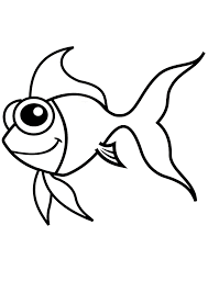 Coloring book with crazy fishes. Fish Coloring Book For Kids Razukraski Com