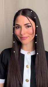 How to Put Hair Pearl Clip in Kids Long Hair