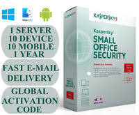 Kaspersky Small Office Security V6 10 Pc 10 Mobiles 1 Server Download Ebay