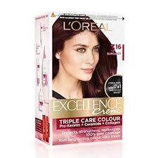 L'oreal paria excellence cream in the shade 6; Offerta Di Oggi L Oreal Paris Excellence Creme Hair Color 3 16 Burgundy 72ml 100g A Eur 491 00 Invece Di Men Hair Color Brown Hair Color Shades Hair Color