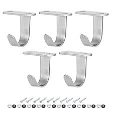 Discover savings on coat hooks single & more. 5pcs Wall Mounted Hook Single Coat Hanger With Screws Stainless Steel Silver Tone On Sale Overstock 27578063