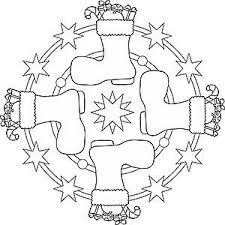 Mandalas Fur Kinder Zu Weihnachten Weihnachtsmandala Zum Ausmalen Weihnachtsmalvorlagen Weihnachtsstiefel Ausmalbilder Weihnachten