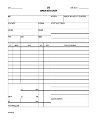 Download free work order forms. 27 Printable Automotive Work Order Template Forms Fillable Samples In Pdf Word To Download Pdffiller