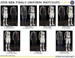 Check out this nba schedule, sortable by date and including information on game time, network coverage, and more! 2018 Nba Finals Uniform Schedule Sportslogos Net News