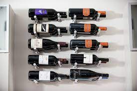To get out of the way of your wine. Vino Pins Rails Peg Wine Rack No Mounting Panel Required