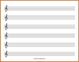 8 12 X 11 Lined Paper Template