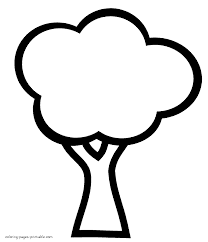 Others are topped with a star and decorated with ornaments and presents underneath. Coloring Pages For Littlest Kids The Tree Coloring Pages Printable Com