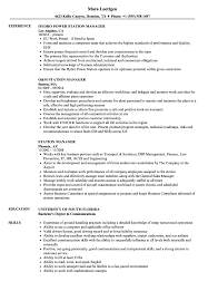 station manager resume samples velvet