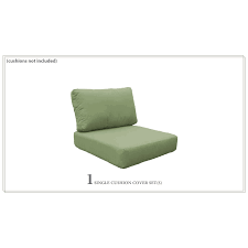 We use buttons covered with the same fabric that the cushions are made from. Low Back 6 Inch Chair Cushion Covers On Sale Overstock 27617483