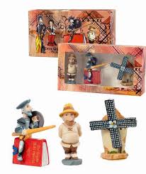 Were walking on the way : Don Quixote Of La Mancha Sancho Panza And A Windmill Set Of 3 Magnets Typical Spanish Magnets Funny Magnets
