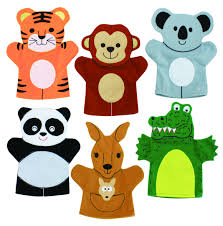 Wild Animals Hand Puppets Set 2 Handpuppets Wild Animals Hand Puppets Set 2 Animal Hand Puppets Felt Puppets Hand Puppets