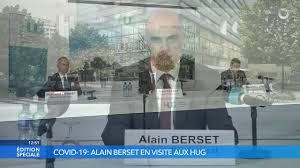 Conseiller fédéral, chef du département fédéral de l'intérieur (dfi)🇨🇭. Leman Bleu Le Conseiller Federal Alain Berset Est A
