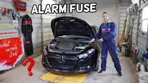Now you can reattach the battery, positive first. Dodge Dart Alarm Fuse Location Replacement Intrusion Module Anti Theft Fuse Dodge Dart Youtube