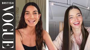 Miranda Kerr Lily Aldridge Talk Yoga First Dates Lockdown Haircuts British Vogue Youtube