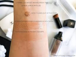 Chanel Les Beiges Healthy Glow Gel Touch Foundation отзывы The New Chanel Les Beiges Water Fresh Tint Review And Swatches Cat S Daily Living Chanel Les Beiges Tints Beige