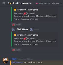 Here you'll know how to promote your discord server and search discord bots. Discord Ads Hundreds Of Joins Huge Gaming Giveaway Server 1 000 Entries Daily Mc Market