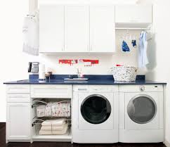 Even the tightest laundry rooms can make use of what little floor space you have if you look at it creatively: Items You Should Store In Your Laundry Room How To Organize Them