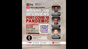 Malcolm used my company's applied sciences. Fsg Alumni Webinar Winning Job Interviews Post Covid19 Pandemic Youtube