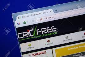 Ryazan, Russia - June 26, 2018: Homepage Of CricFree Website On The Display  Of PC. URL - CricFree.sc Stock Photo, Picture and Royalty Free Image. Image  110870784.